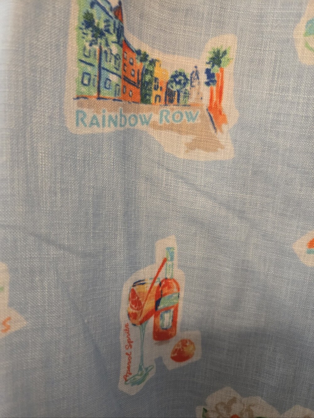 Crown & Ivy Sewing Down South Women's Blouse Top Shirt Sz. XL NWT Blue Resort - Picture 6 of 12